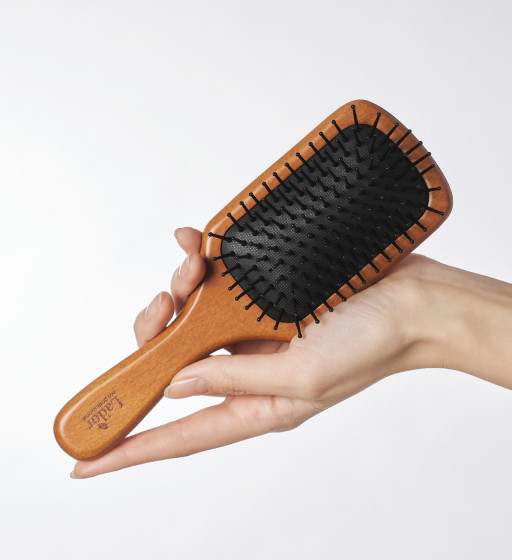 La'dor Middle Wooden Paddle Brush - Професійний дерев'яний гребінець для волосся - 4