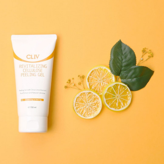 CLIV Revitalizing Cellulose Peeling Gel - Пілінг-гель з екстрактом лимона для очищення шкіри - 3