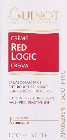 Guinot Red Logic Face Cream - Крем для зміцнення судин - 2