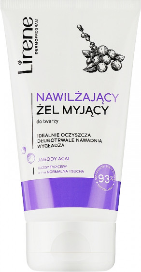 Lirene Acai Berry Moisturizing Gel - Зволожуючий гель з ягодами Асаї