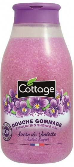 Cottage Violet Exfoliating Shower Gel - Гель-ексфоліант "Фіалка"