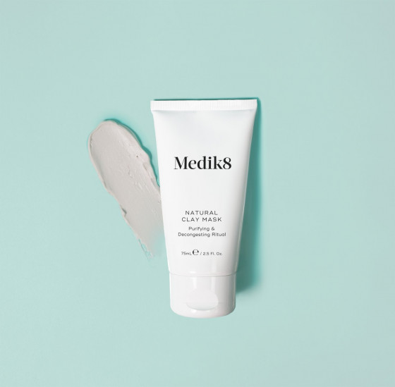 Medik8 Natural Clay Mask - Очищуюча детокс-маска для обличчя з глиною - 1