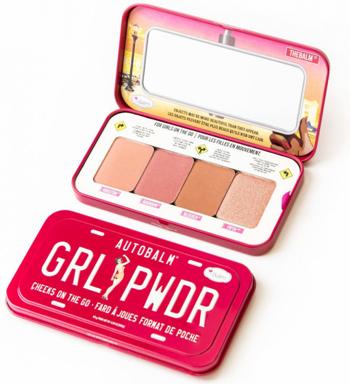 TheBalm AutoBalm "GRL PWDR" Cheek Palette - Набір рум'ян для обличчя - 1