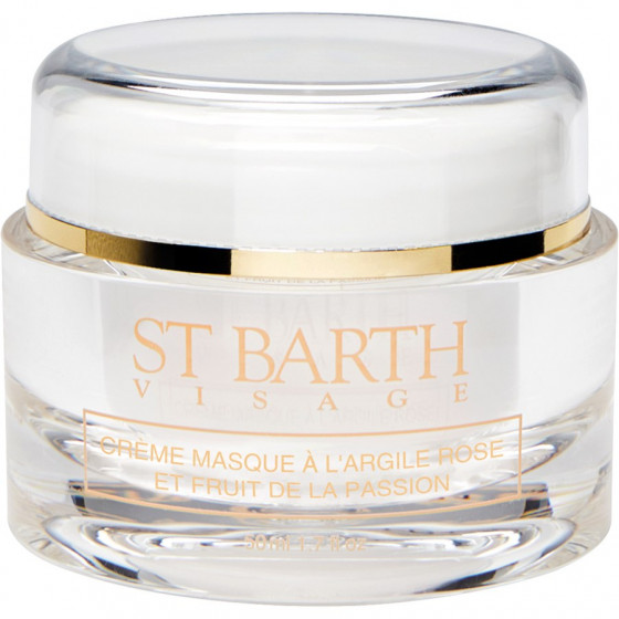 Ligne St Barth Cream Mask With Pink Clay and Passion Fruit - Крем-маска з рожевою глиною та екстрактом маракуї