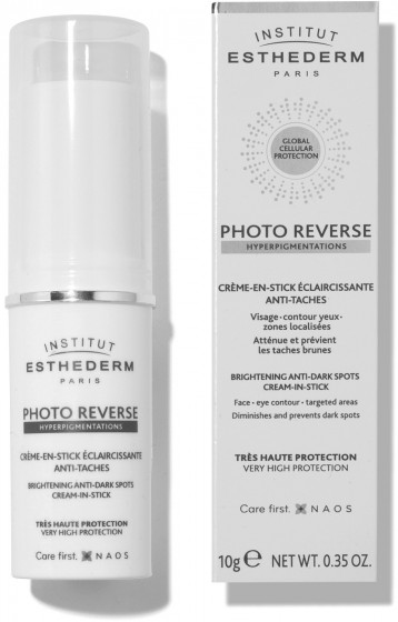 Institut Esthederm Photo Reverse Stick - Крем-стік для пігментованої шкіри обличчя - 1