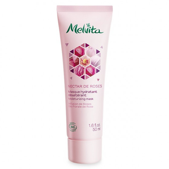 Melvita Nectar De Rose Moisturizing Mask - Зволожуюча маска для обличчя "Рожевий нектар"