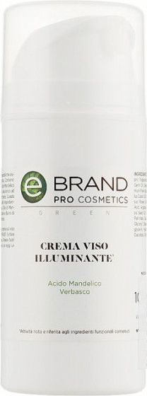 Ebrand Crema Viso Illuminante Acido Mandelico - Крем для обличчя "Сяйво" з мигдальною кислотою та екстрактом коров'яку