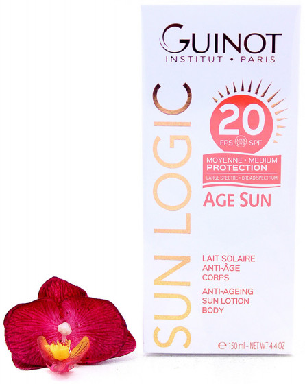 Guinot Age Sun Anti-Ageing Sun Lotion Body SPF20 - Антивіковий лосьйон від сонця для тіла - 1