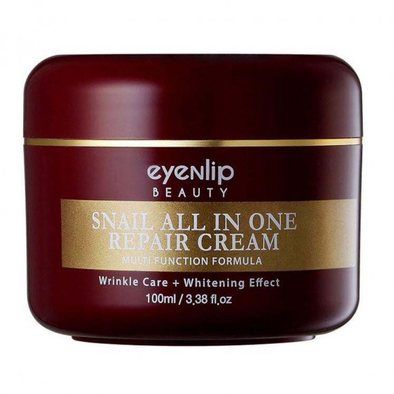 Eyenlip Snail All In One Repair Cream Tube - Крем для обличчя з фільтратом муцина равлика