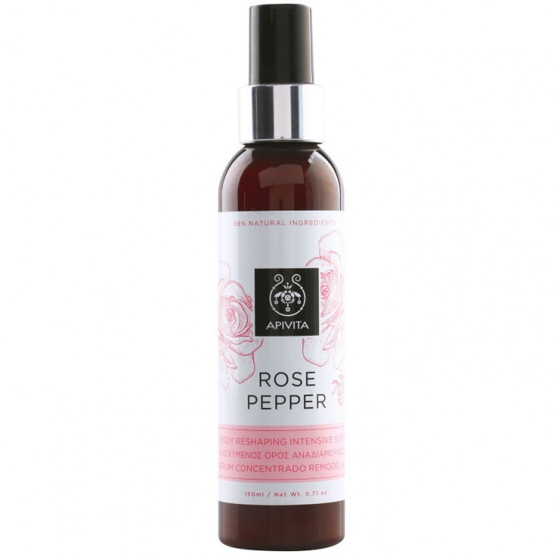 Apivita rose pepper body reshaping intensive serum - Інтенсивна коригуюча сироватка для тіла "Роза і перець"