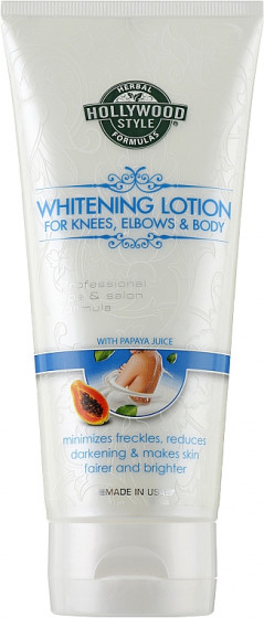 Hollywood Style Whitening Scrub (knees/elbows/body) - Отбеливающий лосьйон для грубої шкіри ліктів, колін і тіла