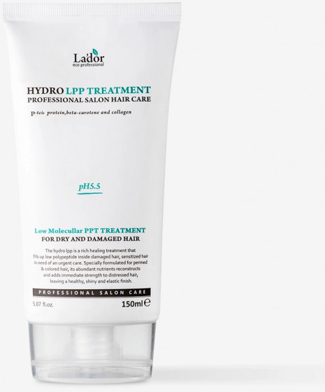 La'dor Hydro LPP Treatment - Зволожуюча маска для волосся з гідролізованим колагеном - 1