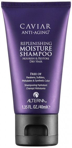 Alterna Caviar Anti-Aging Replenishing Moisture Shampoo - Безсульфатний зволожуючий шампунь з екстрактом чорної ікри