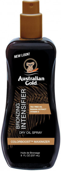 Australian Gold Bronzing Dry Oil Intensifier Spray - Масло-прискорювач засмаги з бронзатори