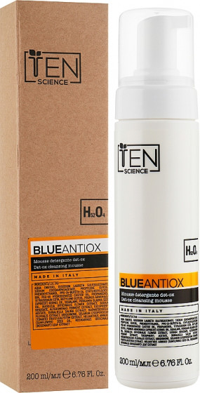 Ten Science Blue Antiox Cleansing Mousse - Детокс мус-очисник для обличчя