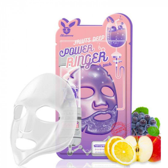 Elizavecca Fruits Deep Power Ringer Mask Pack - Тканинна маска з екстрактами фруктів - 2