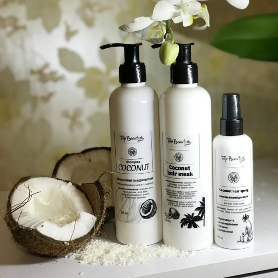 Top Beauty Coconut Hair Mask - Кокосова маска для волосся - 2