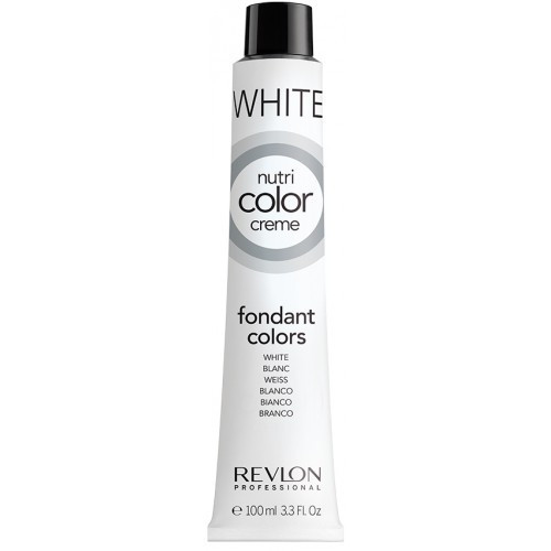 Revlon Professional Nutri Color Creme Fondant Color White 250 мл - Експрес тонуючий бальзам з блиском для волосся (Білий)