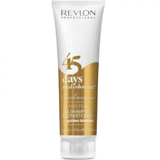 Revlon Professional Revlonissimo 45 Days Golden Blondes 2in1 - Шампунь-кондиціонер золотистий блонд