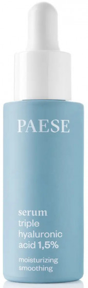 Paese Hyaluronic Acid 1.5% Triple Serum - Гіалуронова сироватка для обличчя