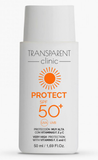 Transparent Clinic Protect SPF50+ Emulsion - Сонцезахисна емульсія SPF50+