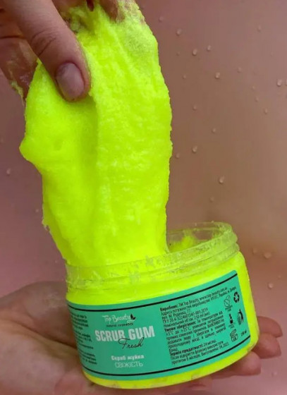 Top Beauty Scrub Gum - Скраб-жуйка для тіла Свіжість - 1