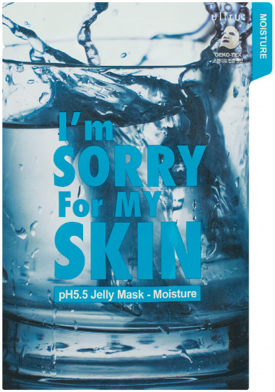 Ultru I'm Sorry For My Skin pH5.5 Jelly Mask Moisture - Тканинна маска для обличчя