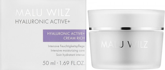 Malu Wilz Hyaluronic Active+ Cream Rich - Зволожуючий крем для обличчя