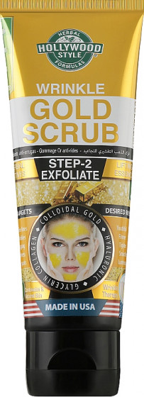 Hollywood Style Wrinkle Gold Scrub - Антивіковий скраб с золотом