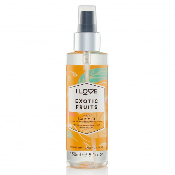 I Love Exotic Fruits Body Mist - Освіжаючий спрей для тіла "Екзотичні фрукти"