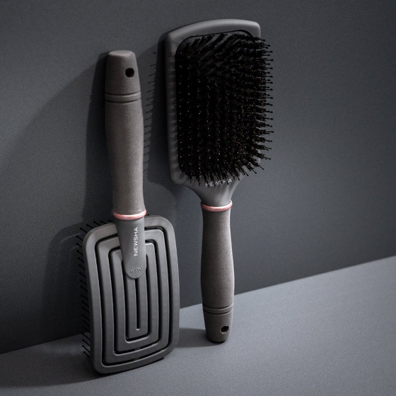 Newsha Paddle Brush - Масажна щітка для волосся - 2