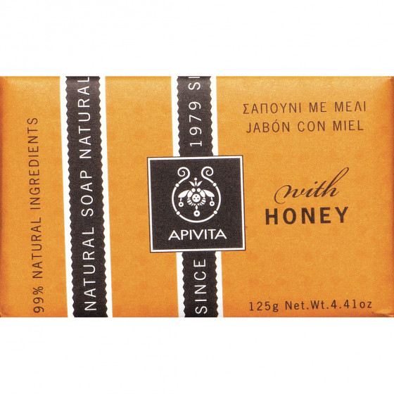 Apivita natural soap with honey - Натуральне мило з медом