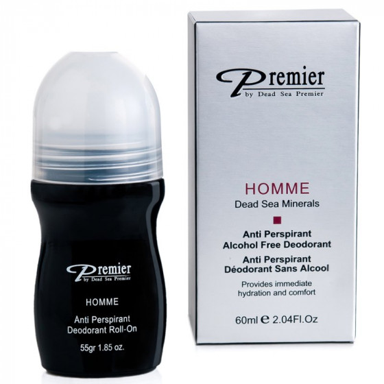 Premier Dead Sea Anti Perspirant Deodorant for Men - Дезодорант антиперспірант для чоловіків (без спирту)