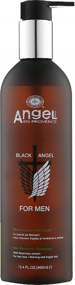 Angel Professional Black Angel Hair Recovery Shampoo - Шампунь від випадіння волосся з екстрактом розмарину