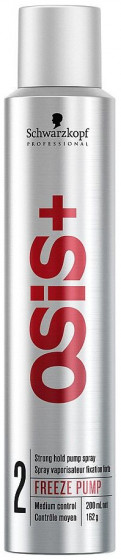 Schwarzkopf Professional Osis+ Freeze Pump Hairspray - Спрей для волосся сильної фіксації