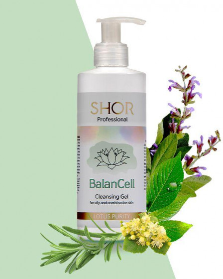 Shor Cosmetics BalanCell Cleansing Gel For Oily and Combination Skin - Очищуючий гель для жирної і комбінованої шкіри - 1