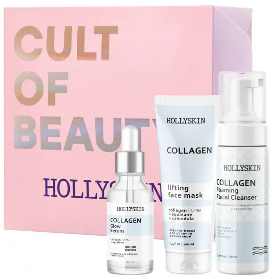 Hollyskin Collagen Intensive Care - Подарунковий набір для обличчя