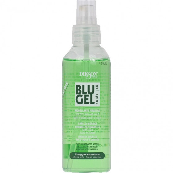 Dikson Blu Gel Spray Strong Fixing - Моделюючий гель-спрей без газу сильної фіксації