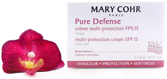 Mary Cohr Creme Pure Defense SPF15 - Захисний крем для обличчя - 1