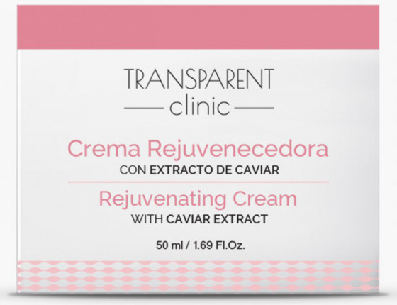 Transparent Clinic Rejuvenating Cream - Інтенсивний омолоджуючий крем з екстрактом ікри - 2