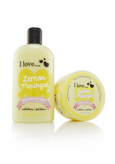 I Love Lemon Meringue Bath & Shower Creme - Крем для ванни і душу "Лимонне безе" - 1