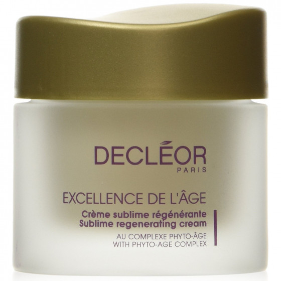 Decleor Excellence De L'Age Sublime Regenerating Cream - Оновлюючий антивікової крем для шкіри обличчя