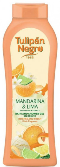 Tulipan Negro Mandarin and lime shower gel - Гель для душу Мандарин та Лайм