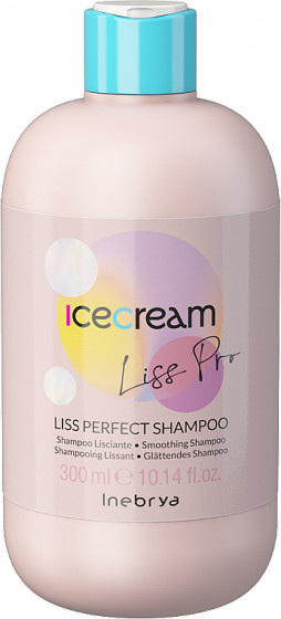 Inebrya Ice Cream Liss-Pro Liss Perfect Shampoo - Шампунь для жорсткого та неслухняного волосся