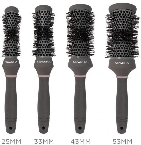 Newsha Deluxe Round Brush - Круглий браш "Делюкс" 53 мм - 1