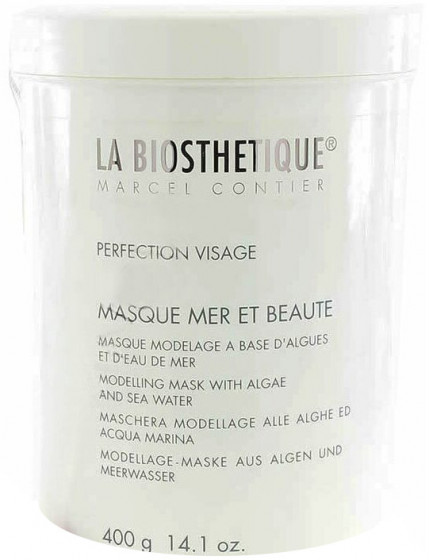 La Biosthetique Masque Mer Et Beaute - Моделююча маска для професійного догляду за обличчям та тілом на основі водоростей