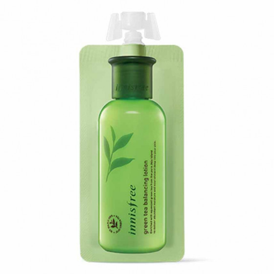 Innisfree The Green Tea Balancing Lotion Тravel size - Балансирующий лосьйон з екстрактом зеленого чаю