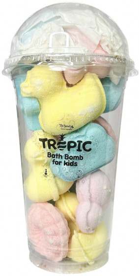 Top Beauty Tropic Bath Bombs for Kids - Бомбочки для ванної в стакані