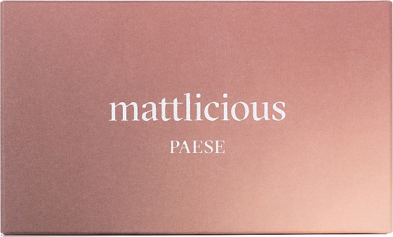 Paese Mattlicious Eyeshadows Palette - Палетка тіней для повік - 1