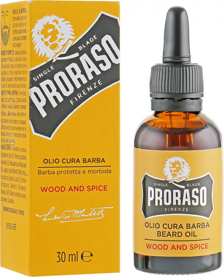 Proraso Wood & Spice Beard Oil - Масло для бороди